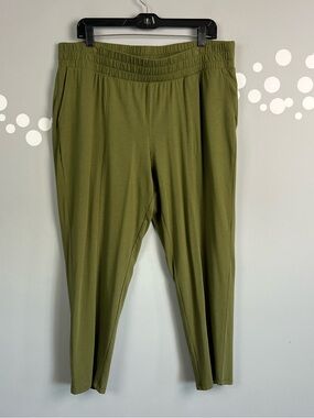 AnyBody Lounge Jogger Pants Size LP Model Blend Pull-n Pockets